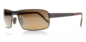 Maui Jim Castaway Sunglasses Matte Chocolate H187-01M Polariserade 63mm