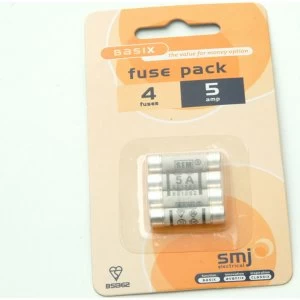 SMJ 5 Amp Fuses Pack of 4