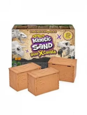 Kinetic Sand Kinetic Sand Dino Discovery 3 Pack