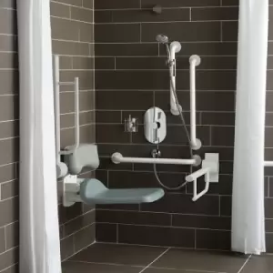 Contour 21 Shower Room Doc m Pack with Grab Rail - White - Armitage Shanks