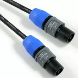 Loops - 10m Neutrik 2 Pole 1.5mm² Speakon Cable NL2FC to Male Plug Pro Speaker Amp Lead