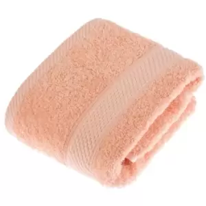 HOMESCAPES Turkish Cotton Peach Hand Towel - Peach