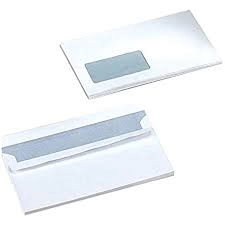 5 Star DL Self Seal Window Envelopes 90gsm Wallet White Pack of 1000 Envelopes
