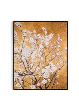 Graham & Brown Oriental Blossom Hand Painted Framed Canvas Print