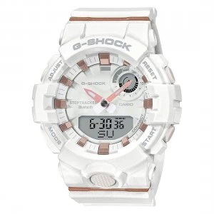 Casio G-SHOCK G-SQUAD Analog-Digital Watch GMA-B800-7A - White/Rose Gold