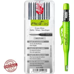 Pica DRY Longlife Automatic Trade Pencil Marker with 11 Graphite Leads PICA30403