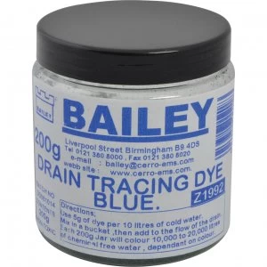 Bailey Drain Tracing Dye Blue 200g