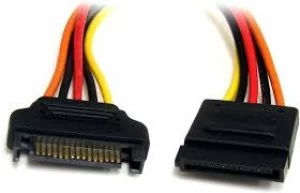 12" 15 Pin Sata Power Extension Cable