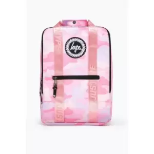 Hype Camo Boxy Backpack (One Size) (Pink/Pastel) - Pink/Pastel