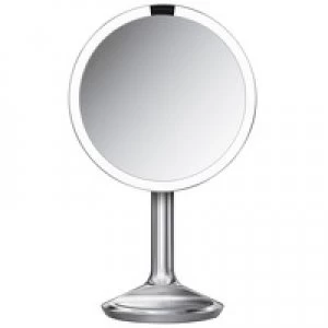 simplehuman Sensor Mirror SE 5 x Magnification 20cm Sensor Mirror: Round, Stainless Steel, Corded