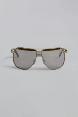 DSQUARED2 Men Sunglasses Platinum Size OneSize Metal