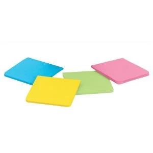 Post it Super Sticky Full Adhesive Notes YellowPinkBlueLimeade