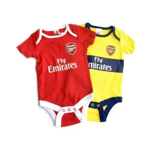Arsenal Two Pack Body Suit 2019 20 9-12 Months