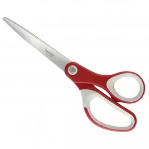 Leitz Titanium Quality Scissors 205 mm. In blister pack. Red 54176025