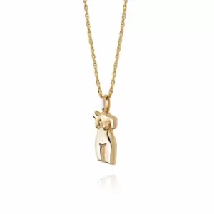 Daisy London Jewellery 18ct Gold Plated Sterling Silver Vita Necklace 18Ct Gold Plate