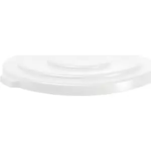 Rubbermaid Flat lid, round, for 37 litre container, white