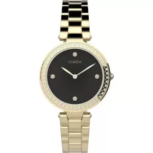 Ladies Timex Gold Plated Stainless Steel