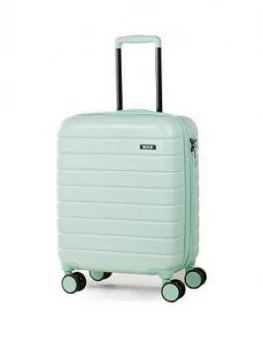 Rock Luggage Novo Carry-On 8-Wheel Suitcase - Pastel Green