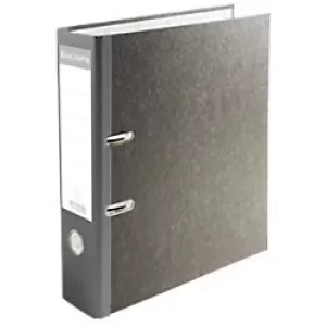 Exacompta Lever Arch File 53710E 70 mm Marbled 2 ring Grey Pack of 20