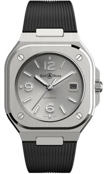 Bell & Ross Watch BR 05 Auto Silver Rubber