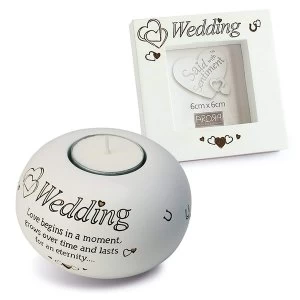 Said with Sentiment Frame & Tea Light Holder Gift Sets Wedding