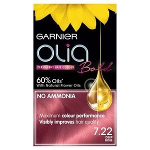 Garnier Olia Bold 7.22 Deep Rose Permanent Hair Dye