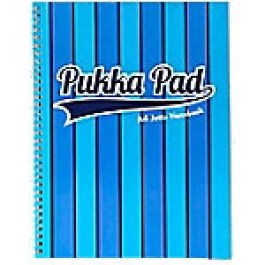 Pukka Pad Jotta Pad Vogue A4 Ruled Blue Pack of 3