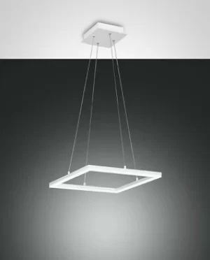 Bard LED Integrated Pendant Ceiling Light Light White Glass