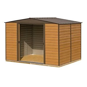 Rowlinson Woodvale Metal Apex Shed with Floor 10 x 12 ft