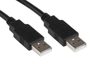 Roline Male USB A to Male USB A USB Cable Assembly, 0.8m, USB 2.0