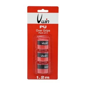 Uwin Over Grip - Pack of 3 - Red