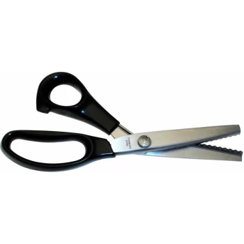 Decree - 21cm - 8" Pinking Shear Black Handle Scissors