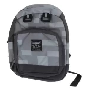 Minecraft Childrens/Kids Official Block Mini Backpack (One Size) (Grey)
