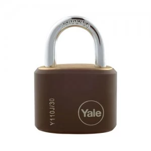 Yale 15mm Brass Padlocks - Pack of 4