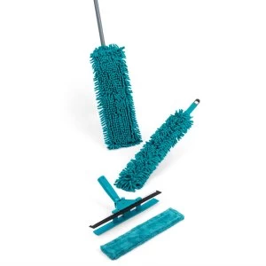 Beldray 7 Piece Duster and Mop Cleaning Set - Turquoise