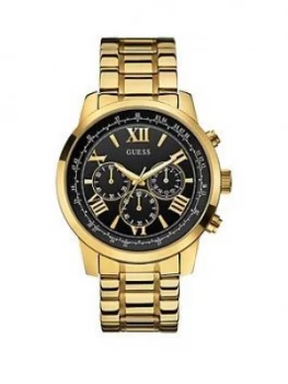 Guess Horizon Guess MenS Chronograph Gold Bracelet Watch