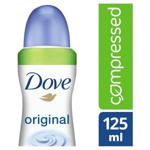 Dove Original Aerosol Deodorant Compressed 125ml
