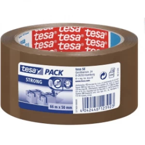 Tesa Strong Packaging Tape 50mm x 66m - Brown (1 Roll)