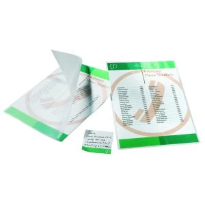 Original Acco GBC Laminating Pouch A4 75micron High Speed Pack of