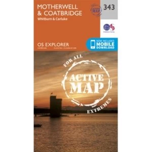 Motherwell and Coatbridge by Ordnance Survey (Sheet map/Active map, folded, 2015)
