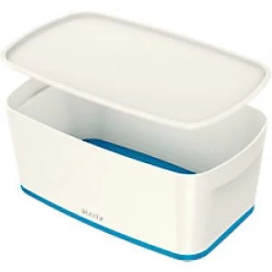 Leitz MyBox WOW Storage Box 5 L White, Blue Plastic 31.8 x 19.1 x 12.8 cm
