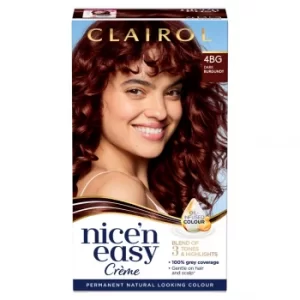 Clairol Nice 'n Easy Dark Burgundy Permanent Hair Colour 4BG