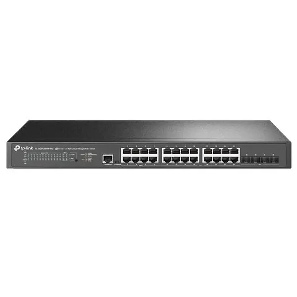 TP-LINK JetStream 24-Port 2.5GBASE-T & 4-Port 10GE SFP+ L2+ Managed Switch Rackmountable with 16-Port PoE+ & 8-Port PoE++ - (TL-SG3428XPP-M2)