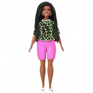 Barbie Fashionista Neon Leopard Shirt Dress