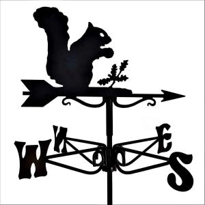 Espira Squirrel Black Mini Weathervane - wilko - Garden & Outdoor