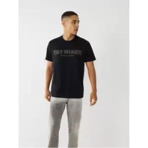 True Religion Embroidered Arch T Shirt - Black