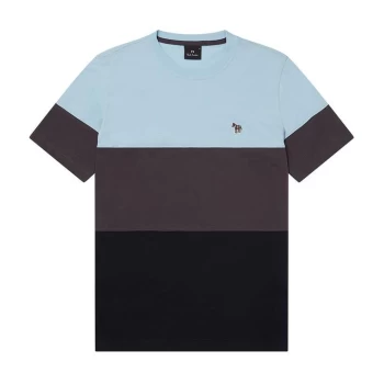 Paul Smith Color Block T-Shirt - Blue