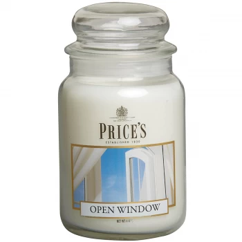 Price's Candles Price's Large Scented Candle Jar - Open Window