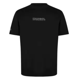 Kangol Back Logo T Shirt Mens - Black