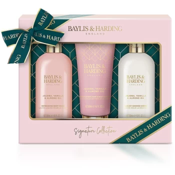 Baylis & Harding Jojoba, Vanilla & Almond Oil Gift Set (for Bath)